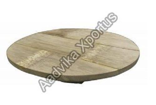 Various Colors Are Available Round Shape Bamboo Chopping Board