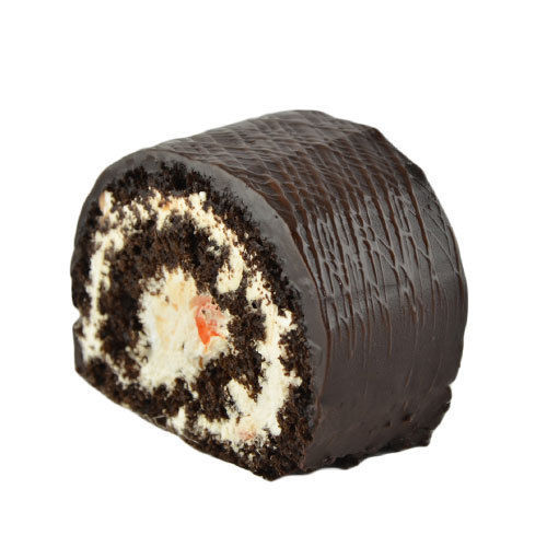 Baked Chocolate Orange Swiss Roll Pastry, High Quality, Eggless, Fresh, Pure And Hygienic, Yummy And Delicious Taste, Scrumptious Flavor, Pleasing Aroma, Free From Impurities, Dark Brown Color