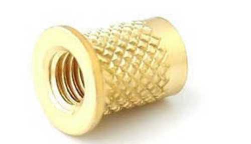 Eco Friendly Brass Cross Knurling Nut