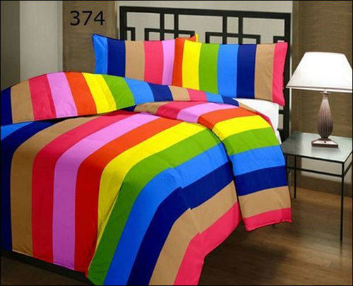 Multicolor Printed Coloured Duvet