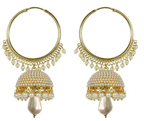 Perfect Shape And Shiny Look Gold Earrings