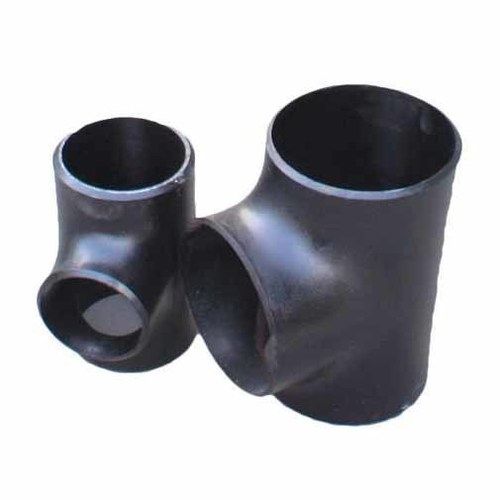 0.5 Inch Black Mild Steel Tee Fitting Section Shape: Round