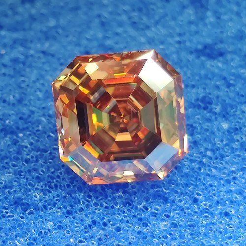 Ascher Cut Moissanite Diamond 17.23 Carat Vvs Clarity Very Good