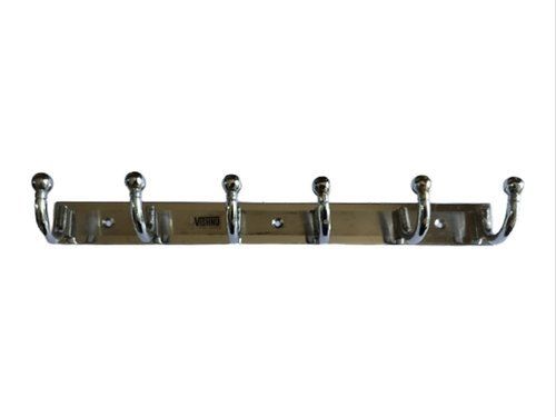 Chrome Finish Aluminum Wall Hook (8 Inch)