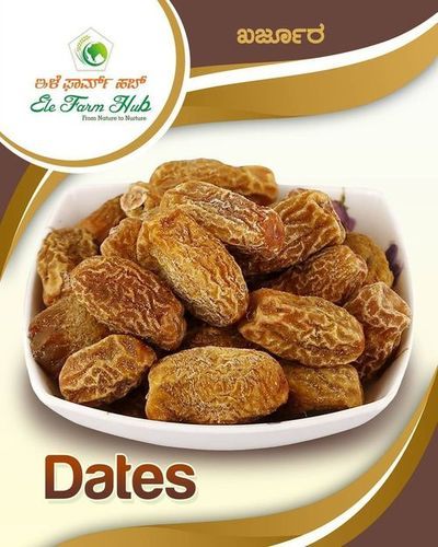 Organic Sweet Whole Brown Dried Dates Khajoor