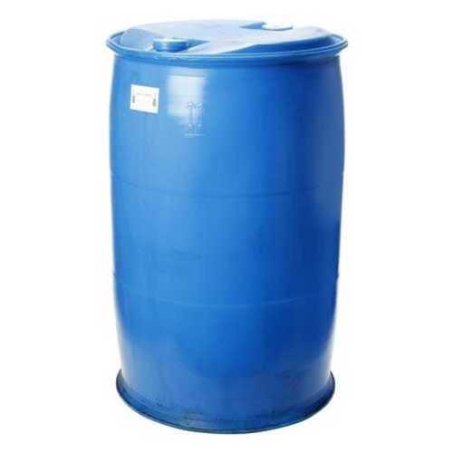 Round Blue Old Plastic Barrel