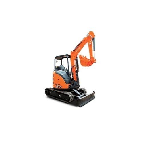 Orange Mini 1750 Mm Vertical Digging Crawler Excavator