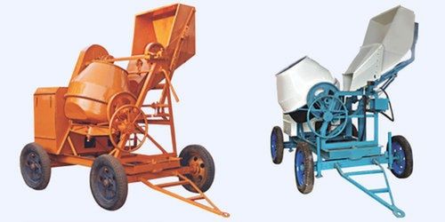 Steel Portable 224 Liter Concrete Mixer With Mechanical Hopper