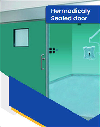 Powder Coated Hermadicaly Sealed Door Application: Hospital