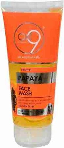 Smooth Texture Papaya Face Wash  Color Code: Orange