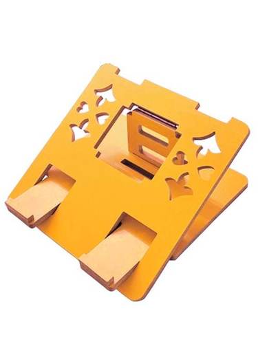 Yellow Color Mdf Laptop Stand