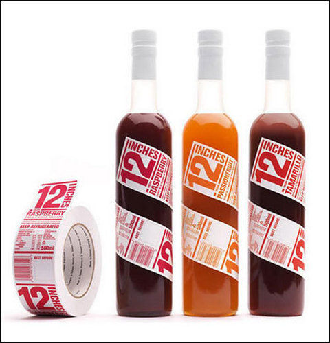 Adhesive Sticker Printed Bottled Beverage