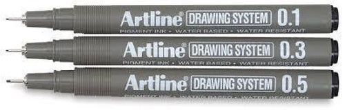 Eco Friendly Artline Drawing Blue Pen