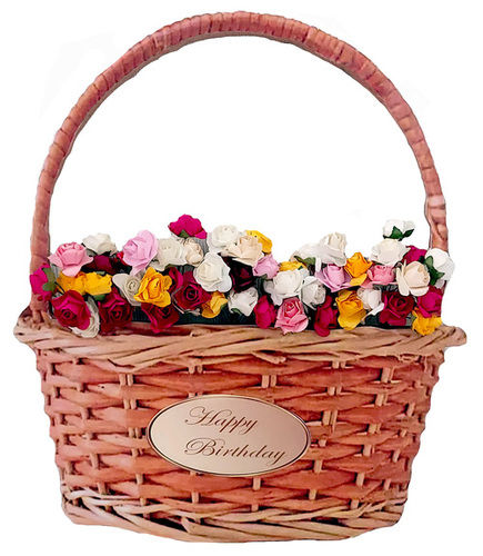 Designers Collection Flower Basket Greetings
