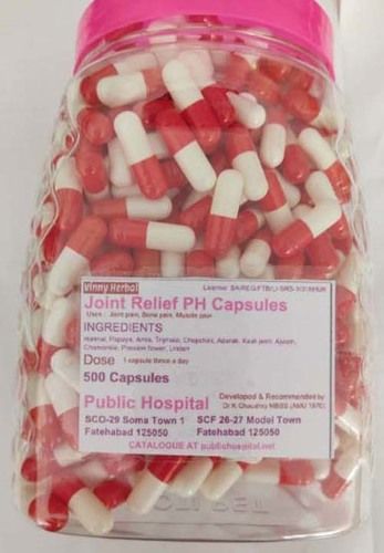 Joint Pain PH Capsules 500 Caps Bottle