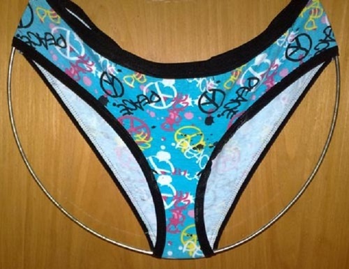 Women Comfortable Breathable Printed Pattern Panties Ladies Briefs
