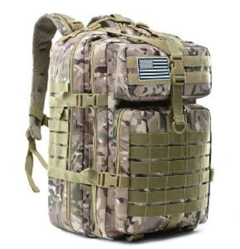Buy MILITIA bravo 40 liters college school travel trekking commando  tactical bag backpack olive green military grade fabric at Amazonin