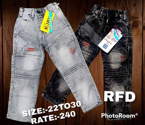 Relax Fit Kids Washed Jeans Age Group: 3-4 Years