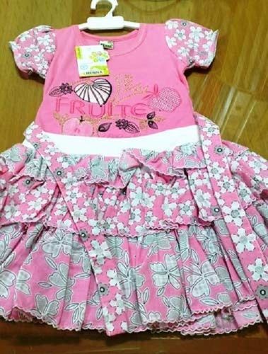 Baby Girl Wear 01, Short Sleeves, A Grade Quality, Printed Pattern, Precise Design, Gorgeous Look, Soft Texture, Skin Friendly, Comfortable To Wear, Breathable Fabric, Well Stitched, Casual Wear Age Group: Kids