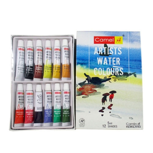 Camlin Artist Water Colour Tube 12 Shades 5ml