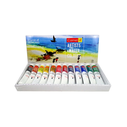 Eco Friendly Camlin Kokuyo Artista  S Water Color 12 Shades, 20Ml