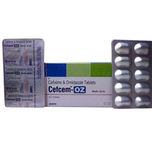 Cefixime And Ornidazole 200 Mg Antibiotic Tablets Expiration Date: Printed On Pack Years