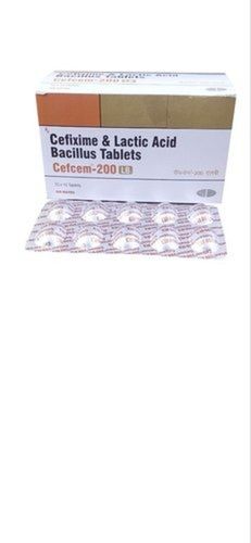 Cefixime Lactic Acid Bacillus 200 MG Antibiotic Tablets
