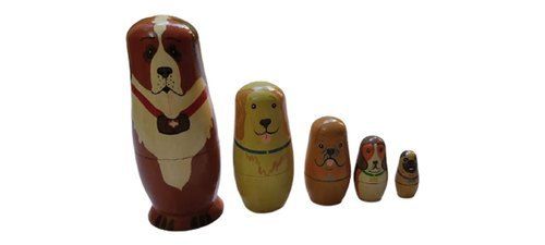 Coated Wooden Animal Set