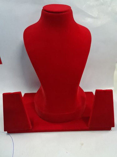 Necklace Display Stand (Red Color) Application: Jewelry