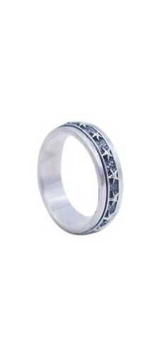 Party Wear Round Shape Silver Ring Gender: Women