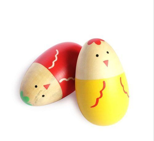 Printed Wooden Egg Toy Age Group: Kids