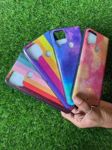 Rainbow Design Mobile Cover - Durable Plastic Material, Lightweight & Multi-Color Options