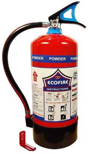Cylindrical Fire Extinguishers Used In Office, Industry, Mall, Factory - Mild Steel, Red, Corrosion Resistant | Easy To Use, High Pressure, Fire Control