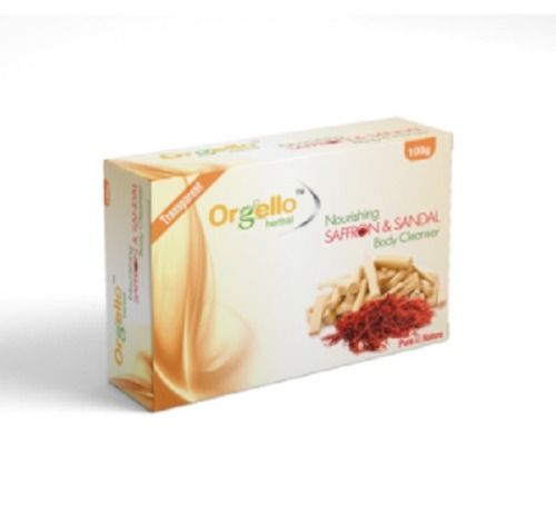 Orgello Saffron And Sandal Body Cleanser Soap