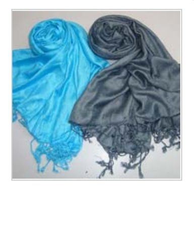 Plain Dyed 100% Viscose Jacquard Shawls