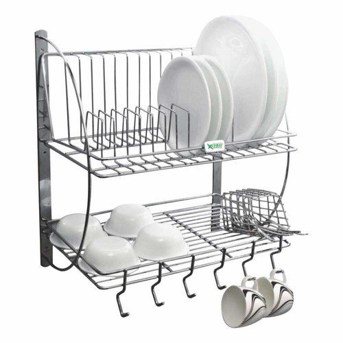 Polished Finish Stainless Steel Dish Rack Application: For Modular Kitchen