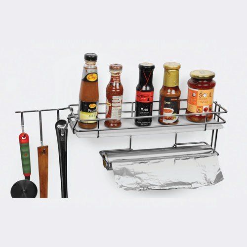 Stainless Steel Foil Hook and Spice Holder Kitchen