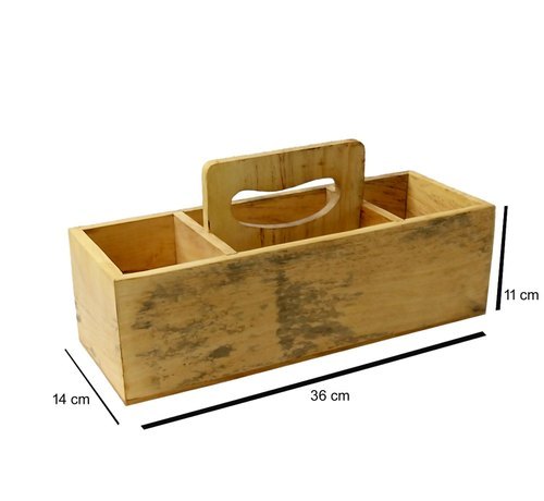 Wooden Caddy With Excellent Finishing