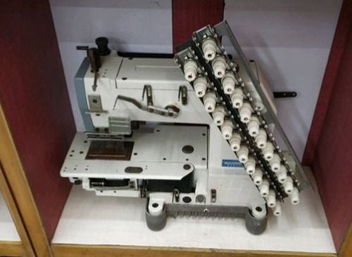 White Domestic Single Needle Multi Sewing Machine