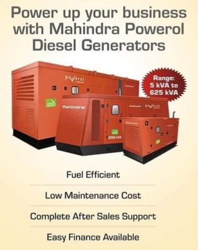 Fuel Efficient Mahindra Diesel Generator Engine Type: Air-Cooled