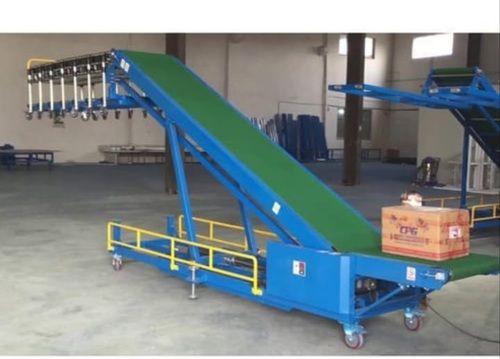 Steel Portable Truck Loading Unloading Conveyors