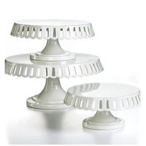 Various Colors Are Available Round Shape Metal Wedding Cake Stand