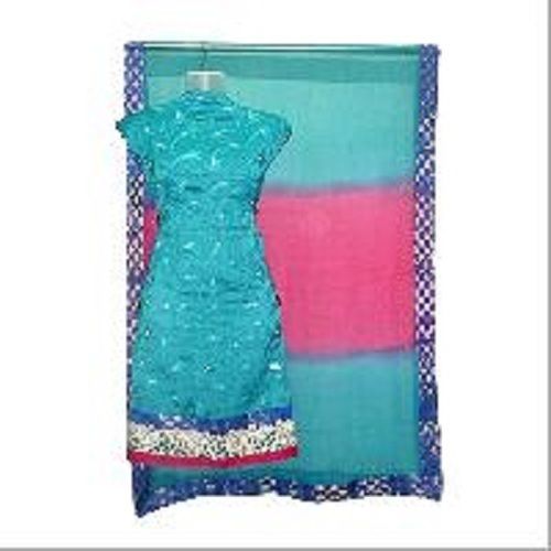 Indian Sky Blue Fancy Plain Suit Dupatta For Ladies, Supreme Quality, Exquisite Design, Comfort Look, Soft Texture, Skin Friendly, Well Stitched, Comfortable To Carry