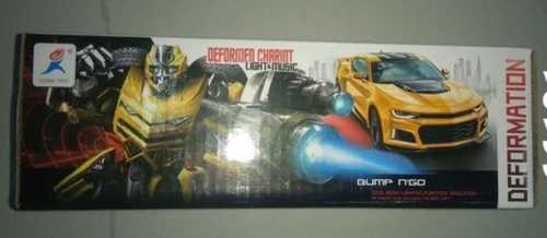 Yellow Transformer Remote Car Toy