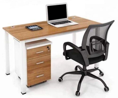 Modular Steel Office Computer Table With Drawer