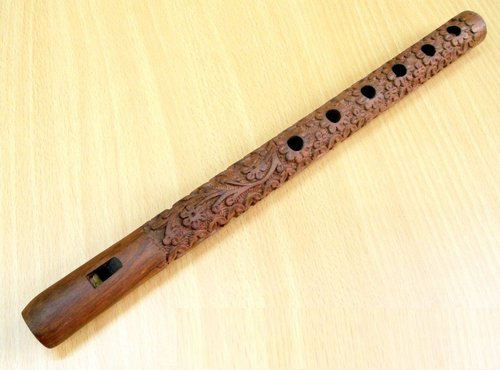 Wooden Flute With Full Floral Engraving Application: Concert