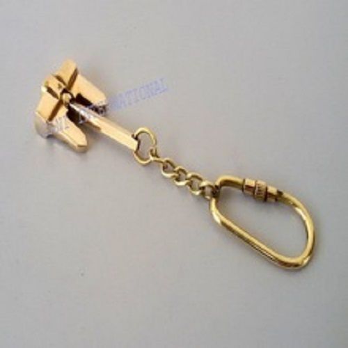 Various Colors Are Available Anchor Nautical Key Chain Ring