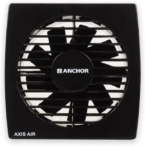 Axis Air Anchor Exhaust Fan, Best Quality, Elegant Design, Attractive Look, Unique Blade Shape, Silent Operation, Super Energy Efficient, Powerful Performance, Black Color Blade Material: Abs Plastic