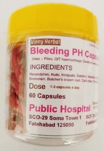 Bleeding PH Capsules 60 Caps Bottle