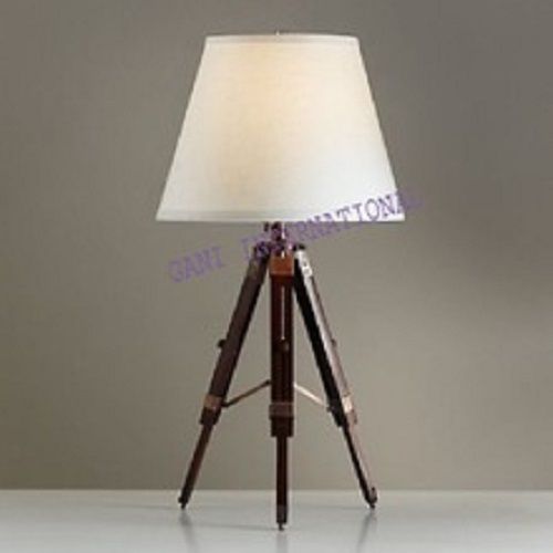 Various Colors Are Available Fine Finish Nautical Tripod Lamp